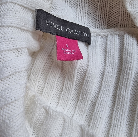 Vince Camuto Oversized Cream Knit Sweater - Picture 7 of 7
